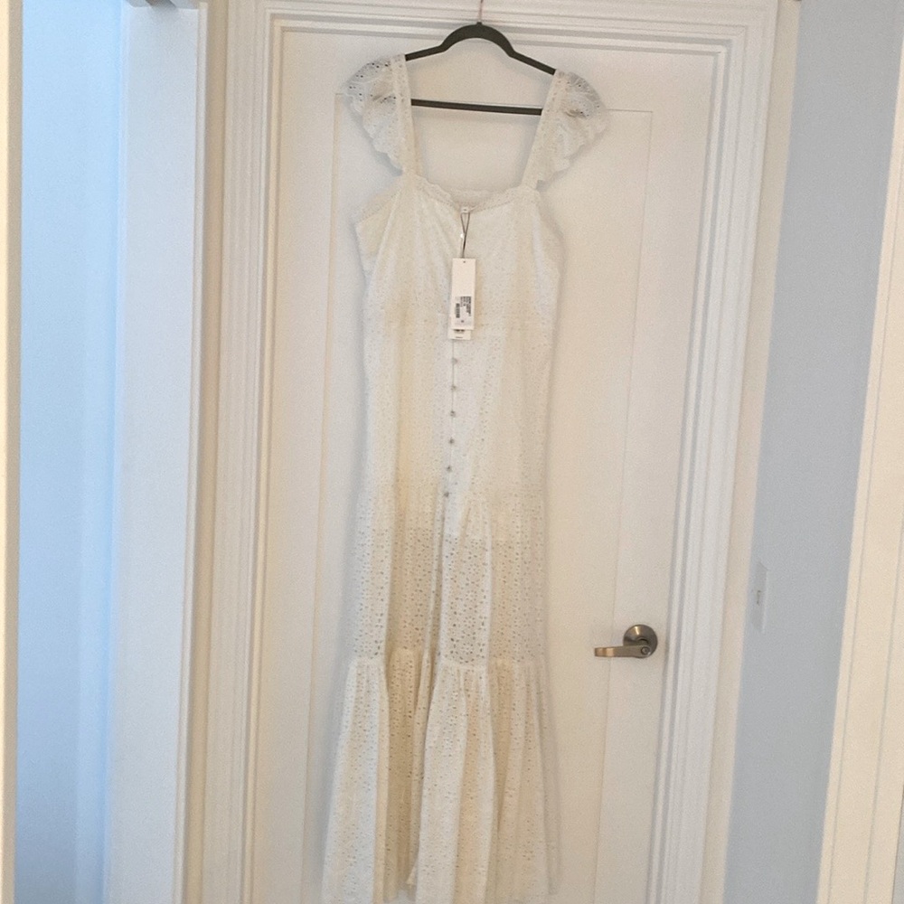 Veronica Beard white Aislin Dress.